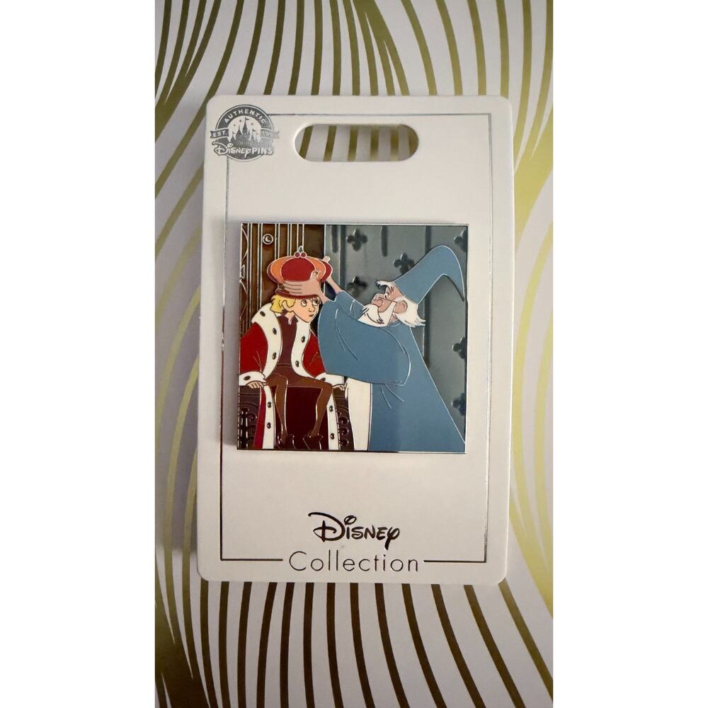 Disney Parks 2022 Sword in the Stone Merlin & Arthur Crowning Pin